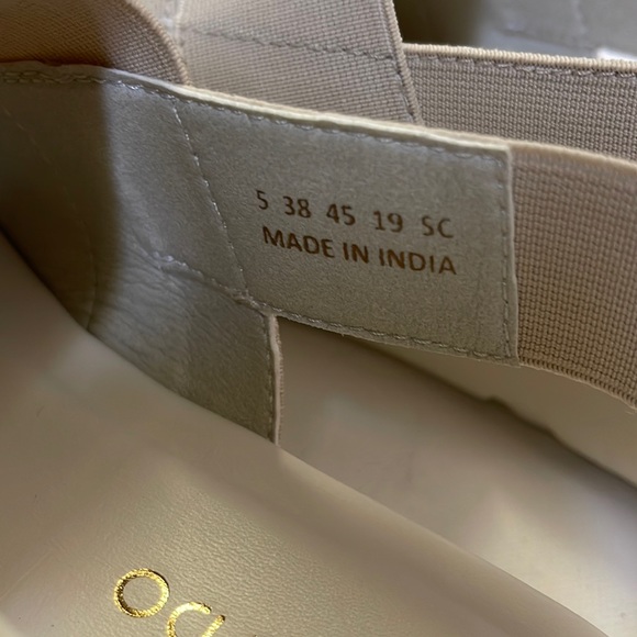 Saydo Women’s Lightweight Comfy Sandals Off White Size 38 (US 7.5 -8) - Picture 9 of 12